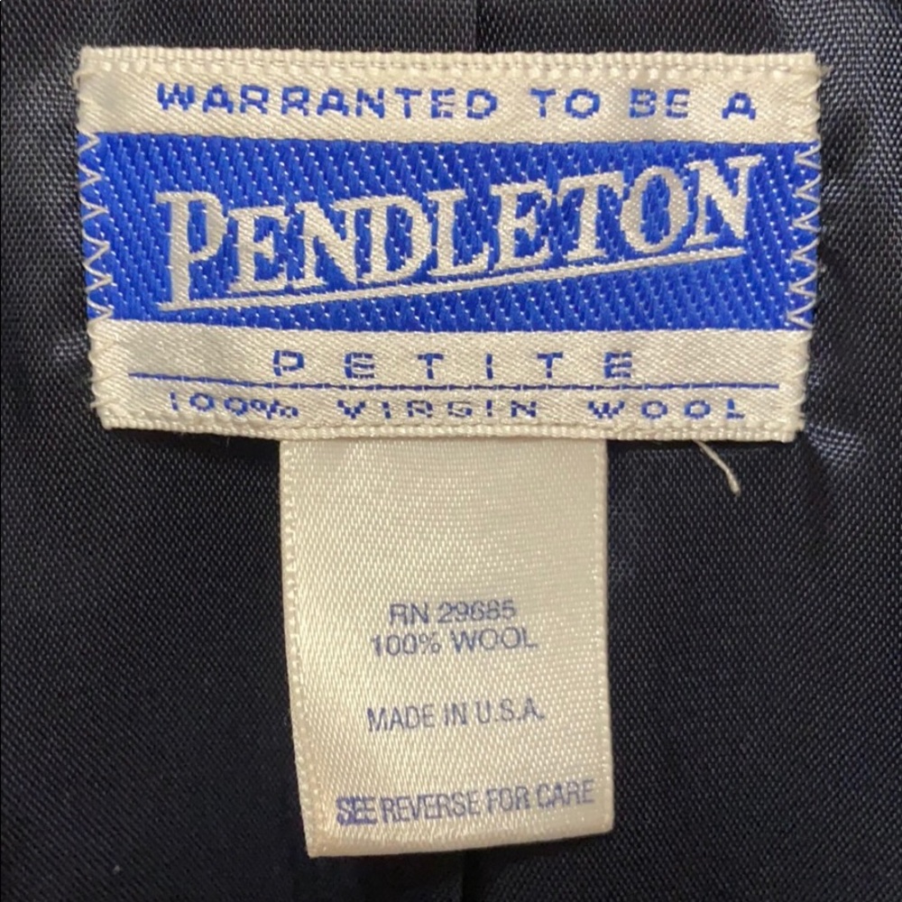 Pendleton Wool Plaid Zip Up Jacket - image 3